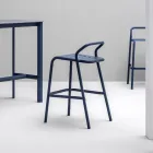 Tabouret de jardin coque en aluminium Made in Italy - Noss by Varaschin Viadurini