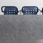 Tabouret de jardin coque en aluminium Made in Italy - Noss by Varaschin Viadurini