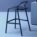 Tabouret de jardin coque en aluminium Made in Italy - Noss by Varaschin