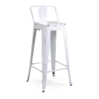 Tabouret en fer d'intérieur et d'extérieur Hauteur 94 cm - Papeterie Viadurini