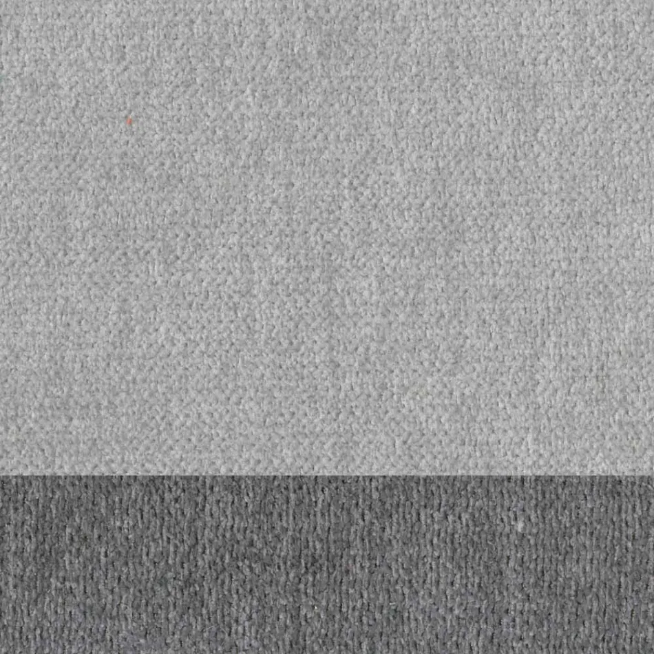 Tabouret de salon design en tissu avec bordure et métal anthracite - Scarat Viadurini