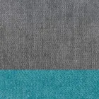 Tabouret de salon design en tissu avec bordure et métal anthracite - Scarat Viadurini