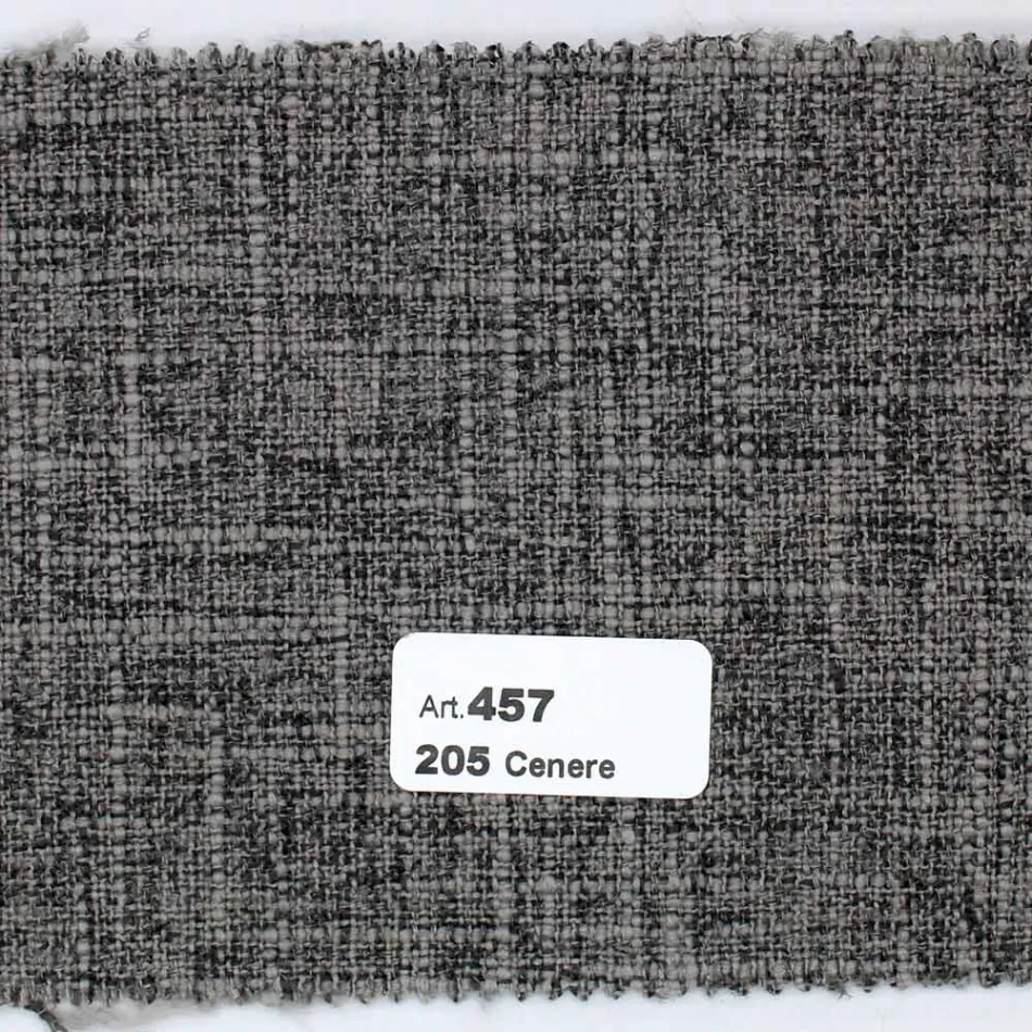 Tabouret de salon avec dossier bas Made in Italy - Orietta Viadurini