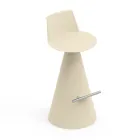 Tabouret de salon en polyéthylène avec repose-pieds - Ellipse Viadurini