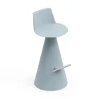 Tabouret de salon en polyéthylène avec repose-pieds - Ellipse Viadurini