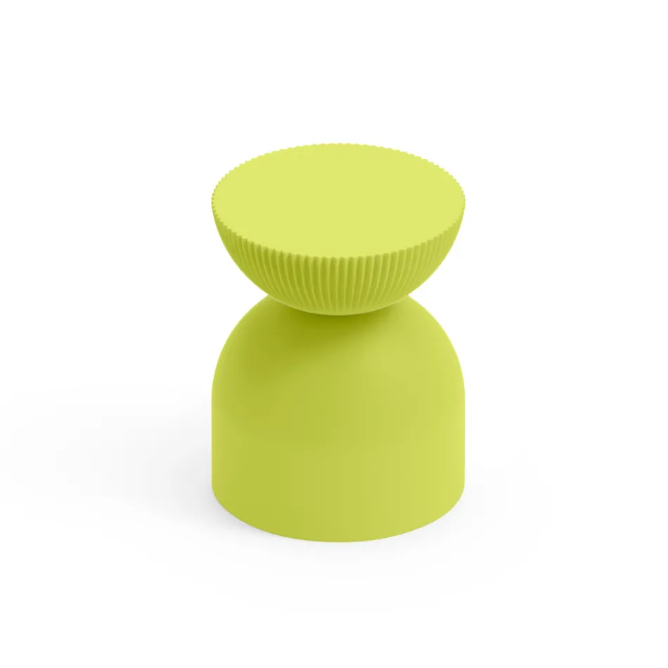 Tabouret de salon en polyéthylène de différentes couleurs - Loopy Viadurini