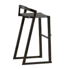 Tabouret design d'extérieur en aluminium de haute qualité, 3 pièces - Filomena Viadurini