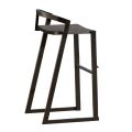 Tabouret design d'extérieur en aluminium de haute qualité, 3 pièces - Filomena