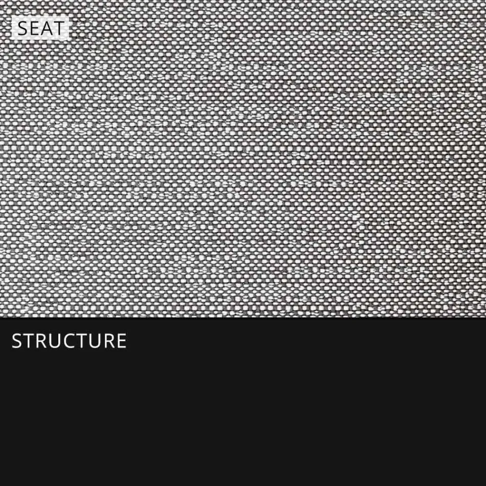 Tabouret design d'extérieur en aluminium de haute qualité, 3 pièces - Filomena Viadurini