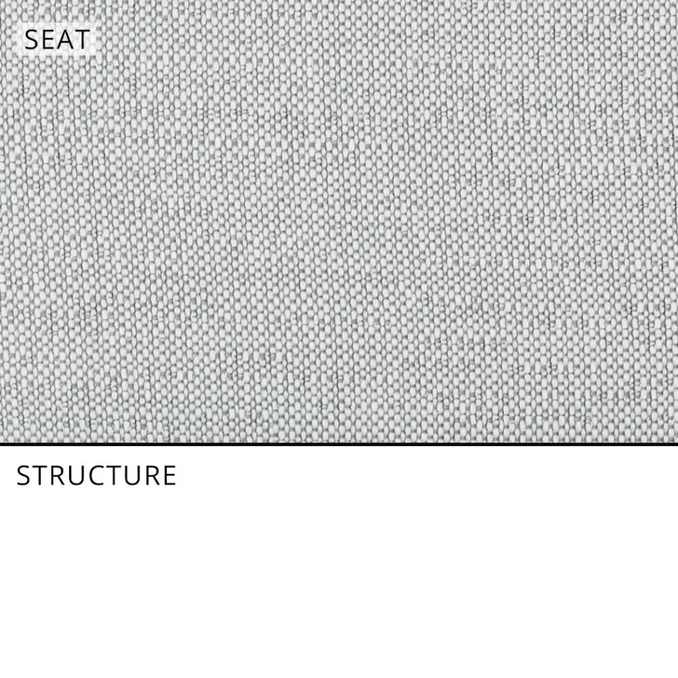 Tabouret design d'extérieur en aluminium de haute qualité, 3 pièces - Filomena Viadurini