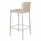 Tabouret design moderne avec dossier Alwyn H 86 cm, fabriqué en Italie Viadurini