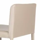 Tabouret design moderne avec dossier Alwyn H 86 cm, fabriqué en Italie Viadurini