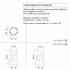Tabouret Empilable Extérieur ou Intérieur Blanc ou Noir 2 Pièces - Liberty by Myyour Viadurini