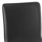 Tabouret pivotant avec dossier design moderne Gord, H 113 cm Viadurini