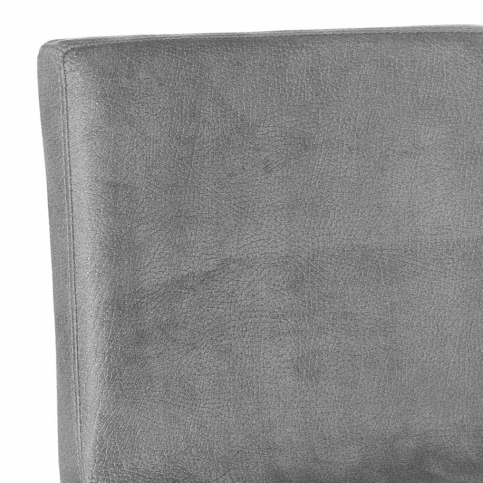 Tabouret pivotant avec dossier design moderne Gord, H 113 cm Viadurini