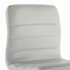 Tabouret pivotant avec dossier de différentes tailles fabriqué en Italie - Parme Viadurini