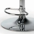 Tabouret pivotant avec assise en velours et base en acier fabriqué en Italie - Adria Viadurini