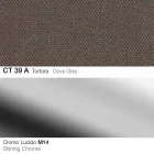 Tabouret Pivotant en Tissu et Acier avec Ascenseur à Gaz Fabriqué en Italie - Marchesi Viadurini