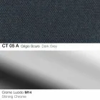 Tabouret Pivotant en Tissu et Acier avec Ascenseur à Gaz Fabriqué en Italie - Marchesi Viadurini