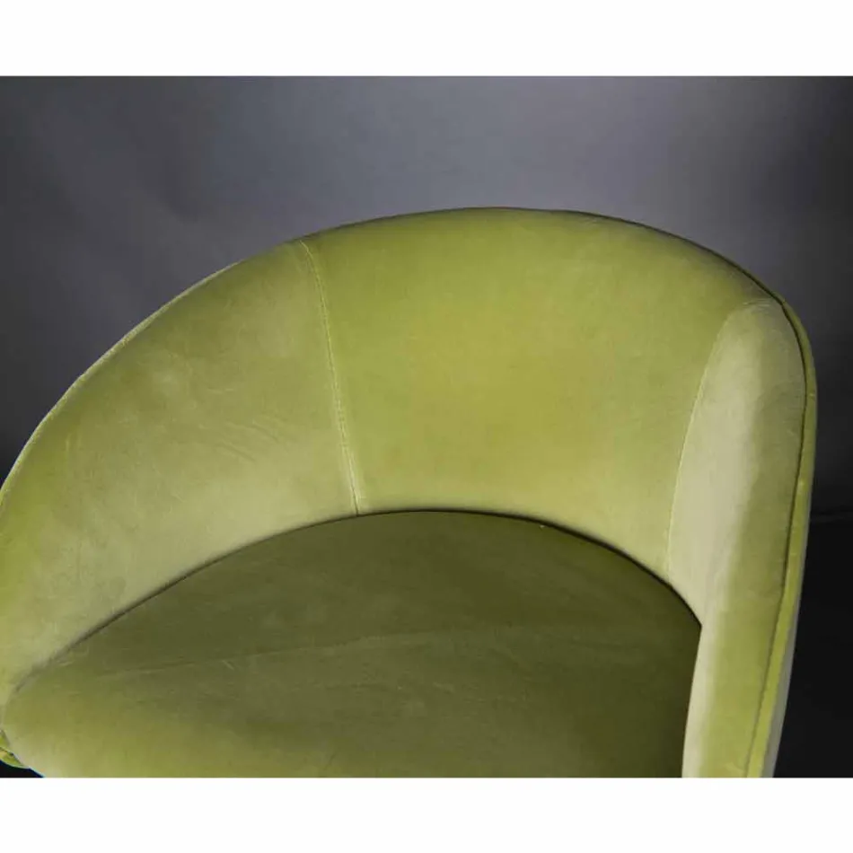 Tabouret Rembourré et Rembourré avec Structure Métallique Made in Italy - Anvers Viadurini