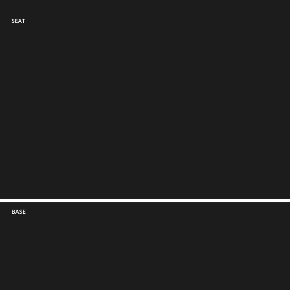 Tabouret empilable en métal et polypropylène fabriqué en Italie, 2 pièces - Charla Viadurini