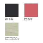 Tabouret en hêtre massif avec assise en tissu fabriqué en Italie - Regensburg Viadurini