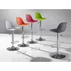 Tabouret en polypropylène, design moderne et relevable - Rose Viadurini