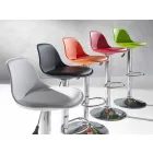Tabouret en polypropylène, design moderne et relevable - Rose Viadurini