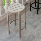 Tabouret en polypropylène renforcé de fibre de verre de différentes couleurs - Neev Viadurini