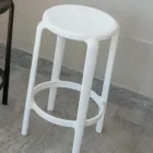 Tabouret en polypropylène renforcé de fibre de verre de différentes couleurs - Neev Viadurini