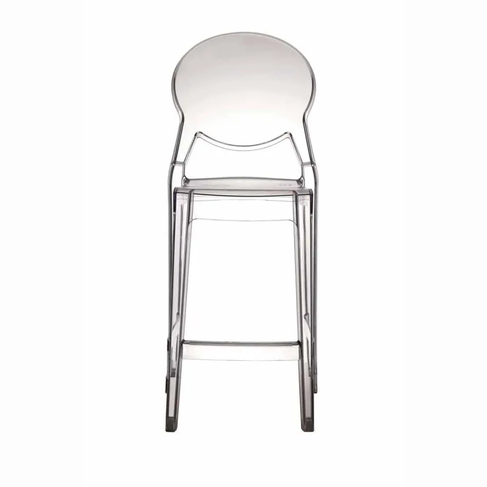 Tabouret moderne en élégant polycarbonate transparent Bosa Viadurini