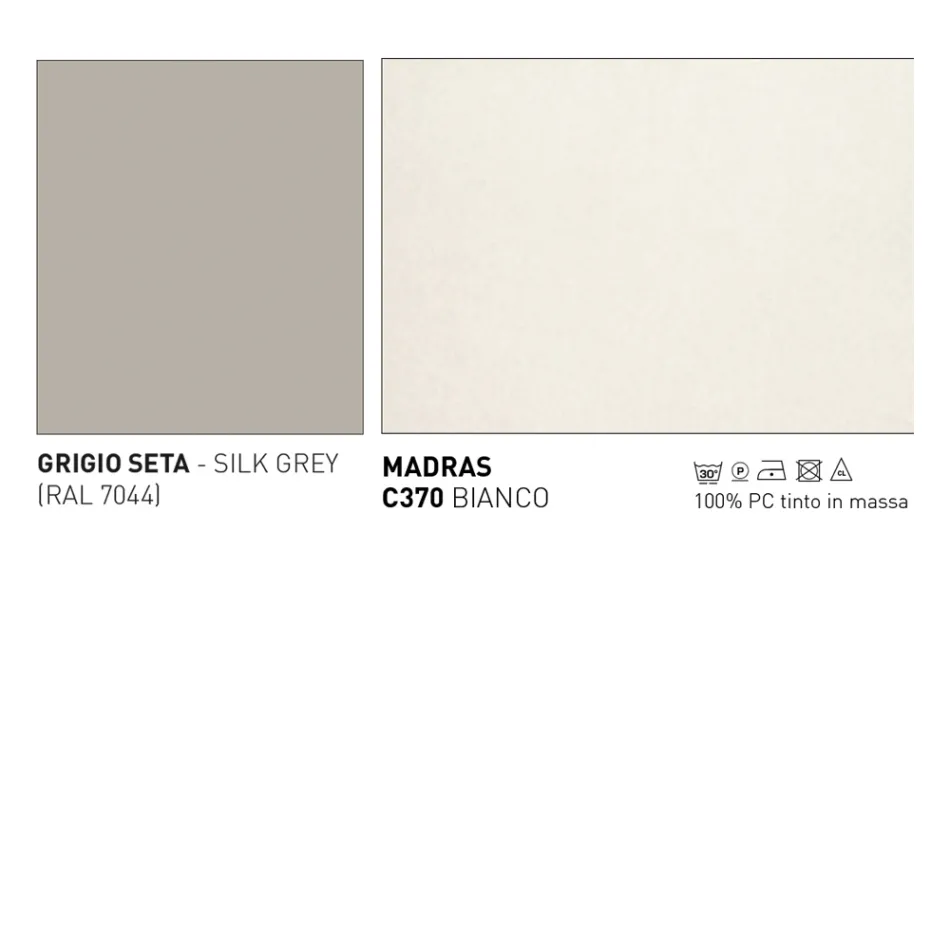 Tabouret d'extérieur avec oreillers inclus Made in Italy - Noss by Varaschin Viadurini