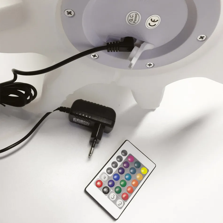 Tabouret d'extérieur rechargeable en forme de pieuvre en polypropylène - Ardea Viadurini