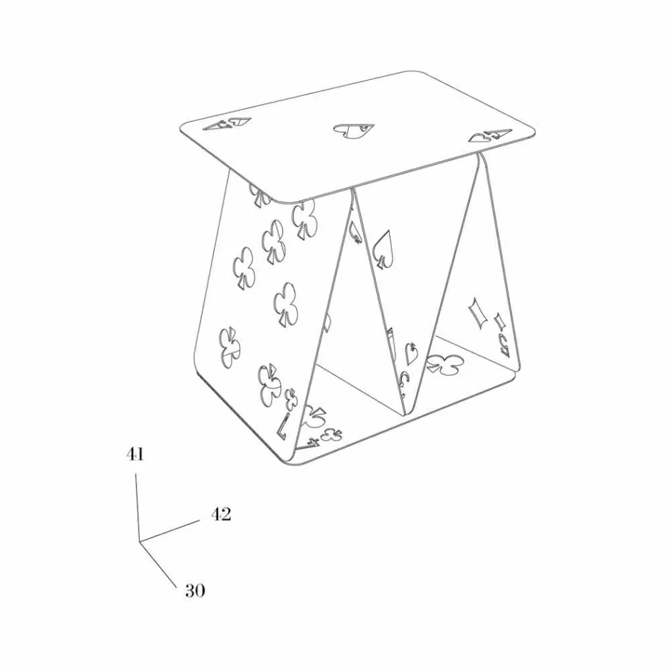 Tabouret - Magazine tavolino- ComeQuandoFuoriPiove Mabele Viadurini