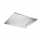 Pommeau de douche au plafond en acier inoxydable avec 3 jets Made in Italy - Frido Viadurini