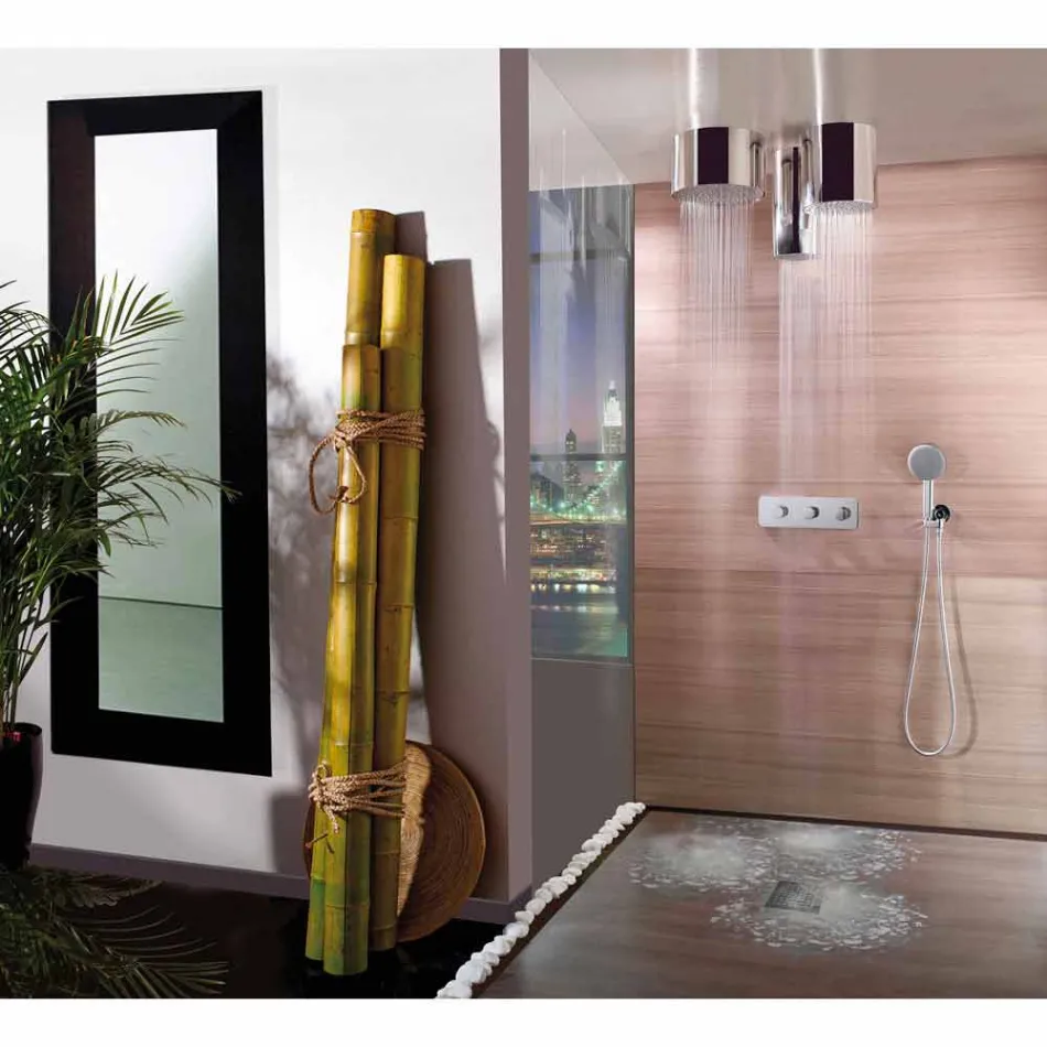 Pomme de douche élégant design moderne à un jet Bossini Viadurini
