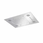 Pommeau de douche en acier avec chromothérapie et Bluetooth Made in Italy - Elbo Viadurini