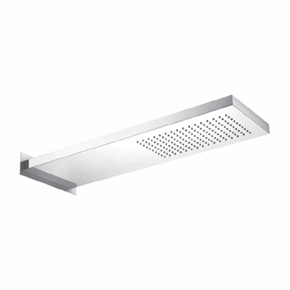 Pommeau de douche en acier avec jet de pluie Made in Italy - Nairobi Viadurini