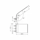 Pommeau de douche fin en acier avec jet de pluie Made in Italy - Vispo Viadurini