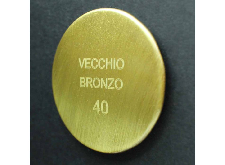 Pommeau de douche à jet unique en laiton Design classique Made in Italy - Tenco Viadurini