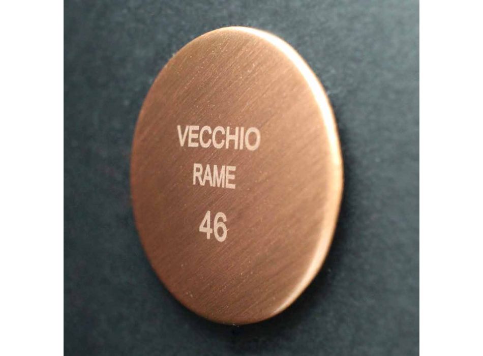Pommeau de douche à jet unique en laiton Design classique Made in Italy - Tenco Viadurini