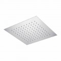Pommeau de Douche Carré au Plafond en Acier Fabriqué en Italie - Amidon