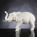 Ornement en céramique en forme d'éléphant fabriqué à la main en Italie - Fante
