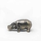 Ornements en céramique en forme d'hippopotame, fabriqués en Italie - Savage Viadurini