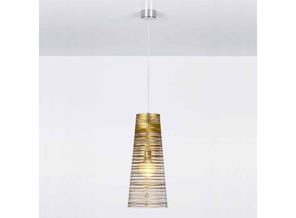 transparent design Suspension, décoration colorée, diam Shana. 25 cm Viadurini