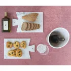 Sous-verres modernes en marbre coloré Made in Italy, 2 pièces - Nessa Viadurini