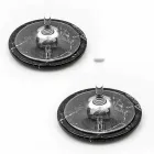 Sous-verres modernes en marbre coloré Made in Italy, 2 pièces - Nessa Viadurini