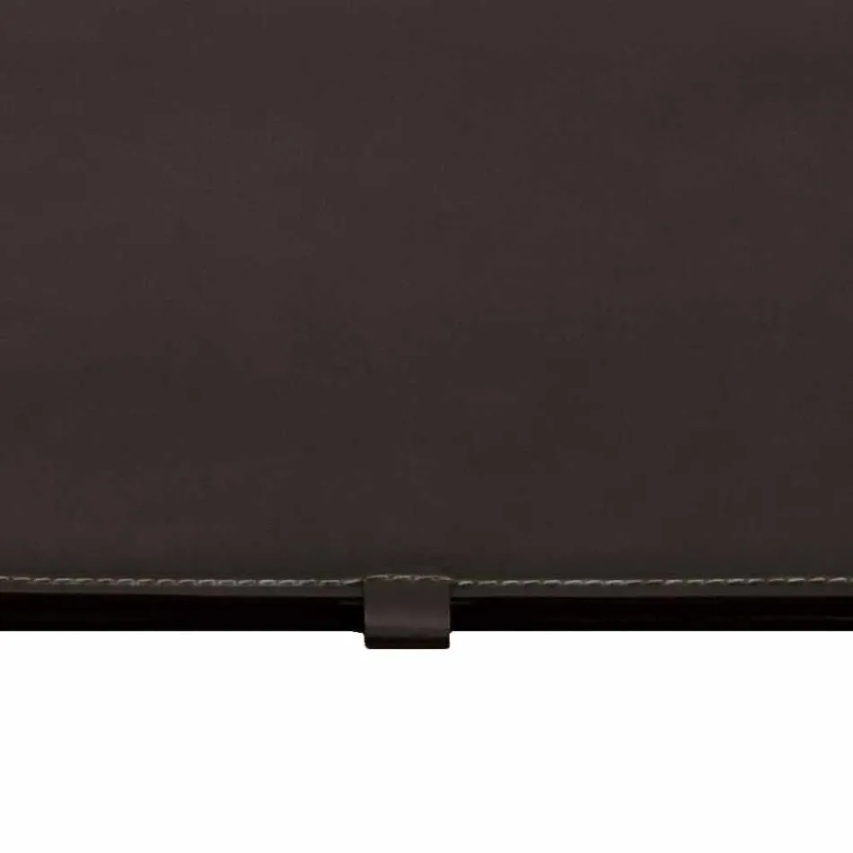 Sous-main design en cuir régénérable ouvrable Made in Italy - Aristote Viadurini