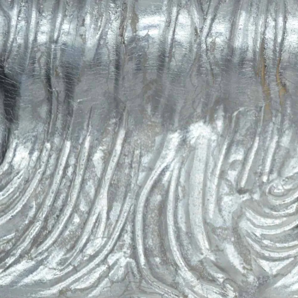 Miroir mural en argent, bois d'or moderne produit en Italie Teodoro Viadurini