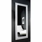 Miroir mural en argent, bois d'or moderne produit en Italie Teodoro Viadurini